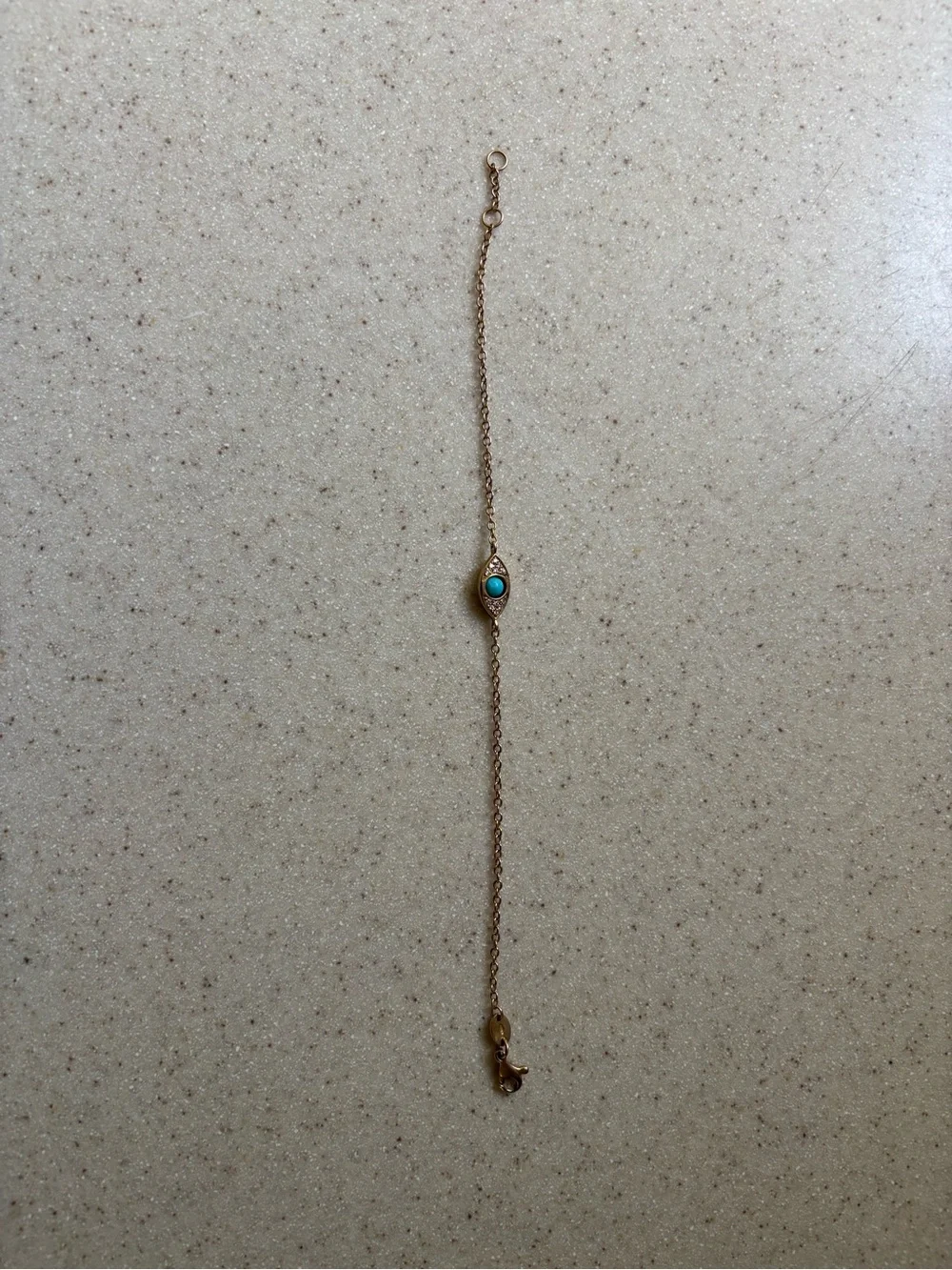 Nissim and Co Gold-Tone Bracelet with Turquoise Eye Accent - Women Jewelry